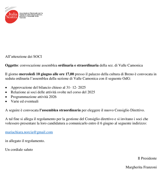 convocazione